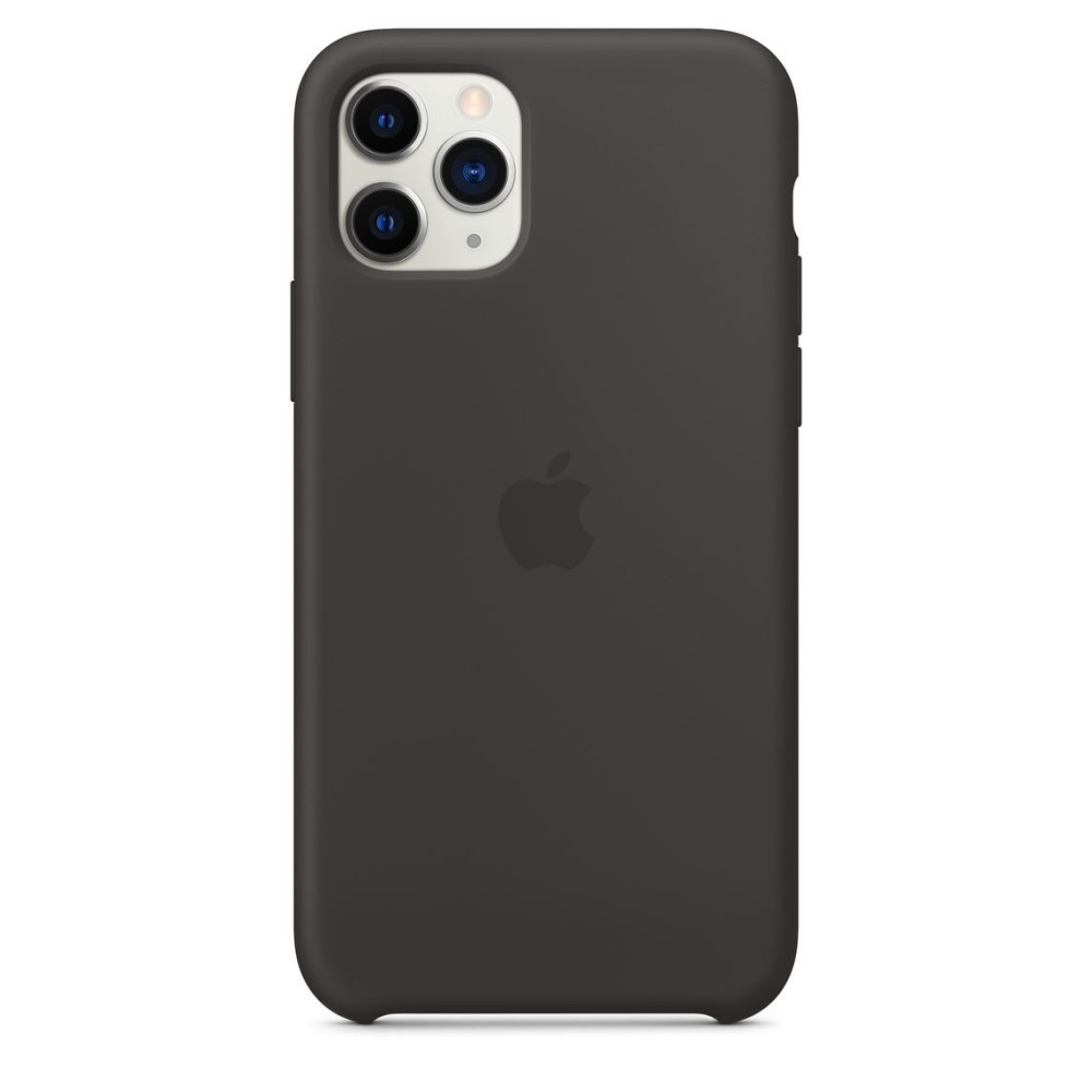 Capa Apple iPhone 11 Pro Max de Silicone Preta | ByteNova