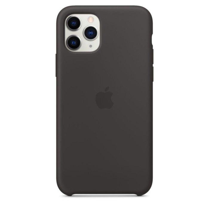 Capa Apple iPhone 11 Pro Max de Silicone Preta | ByteNova