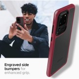 Capa Spigen Ciel Color Brick Galaxy S20 Ultra Burgundy | ByteNova