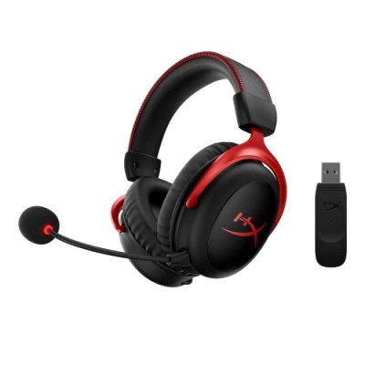 Headset Gaming HyperX Cloud II Wireless Preto | ByteNova