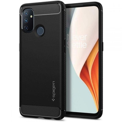 Capa Spigen Rugged Armor Oneplus Nord N100 Matte Black | ByteNova