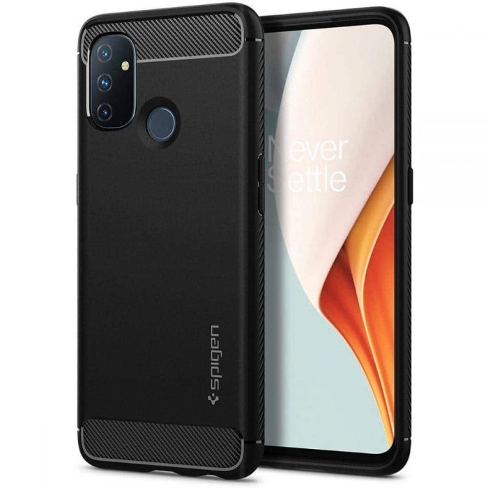 Capa Spigen Rugged Armor Oneplus Nord N100 Matte Black | ByteNova