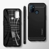 Capa Spigen Rugged Armor Oneplus Nord N100 Matte Black | ByteNova