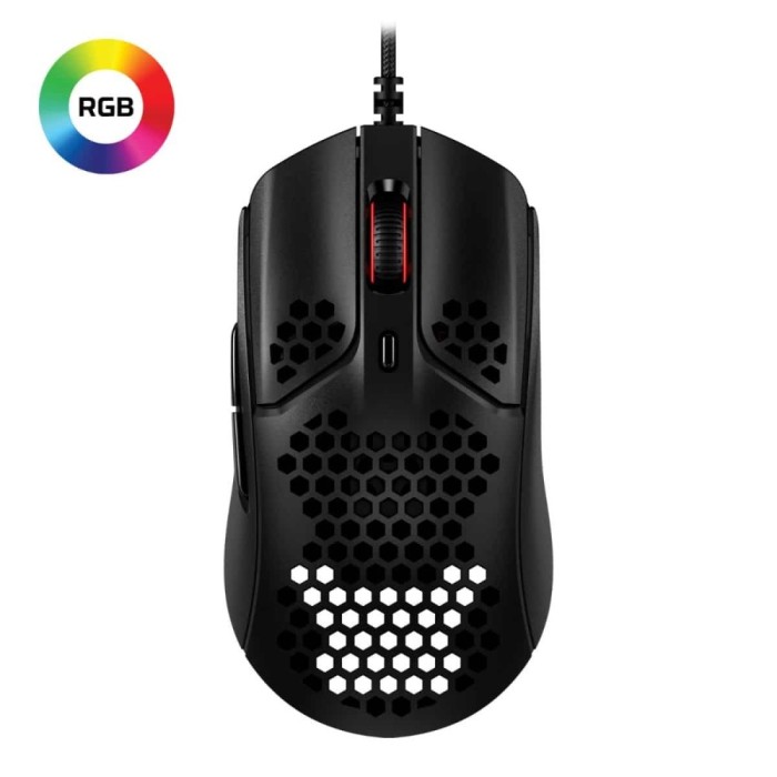 Rato Óptico HyperX Pulsefire Haste RGB 16000DPI Preto | ByteNova