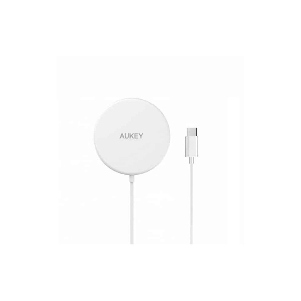 Carregador Wireless AUKEY Aircore 15W Branco | ByteNova