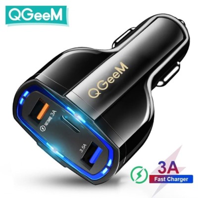 Carregador de Isqueiro Qgeem Universal Car Charger 2x | ByteNova