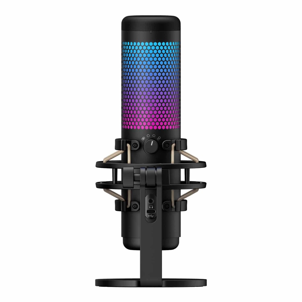 Microfone HyperX QuadCast S Gaming RGB USB | ByteNova