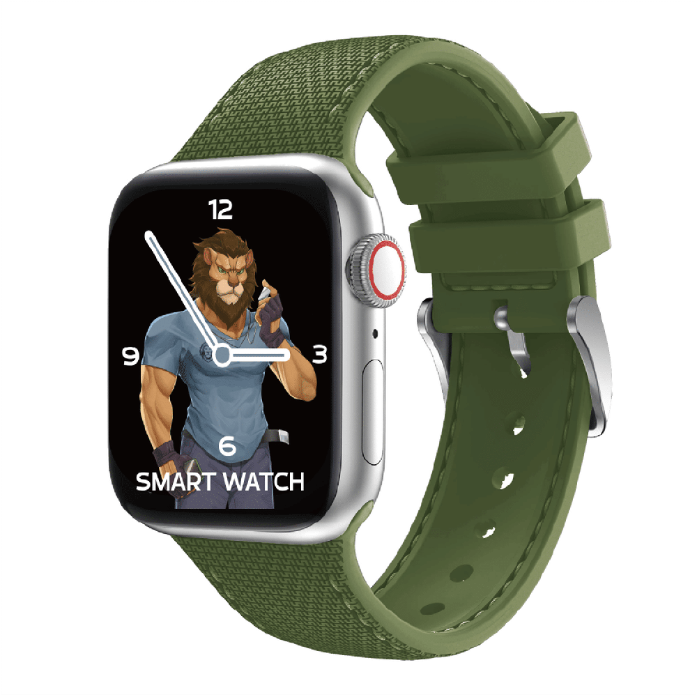 Bracelete Green Lion Elite Silicone Ajustável p/ Apple | ByteNova