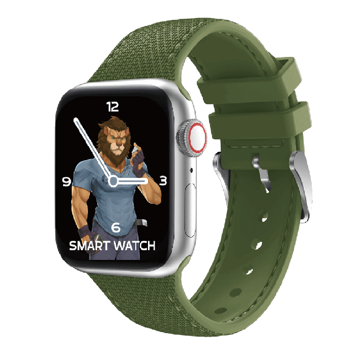 Bracelete Green Lion Elite Silicone Ajustável p/ Apple | ByteNova