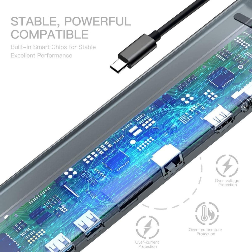 Baseus Docking Station Enjoyment Series Type-C Adaptador | ByteNova