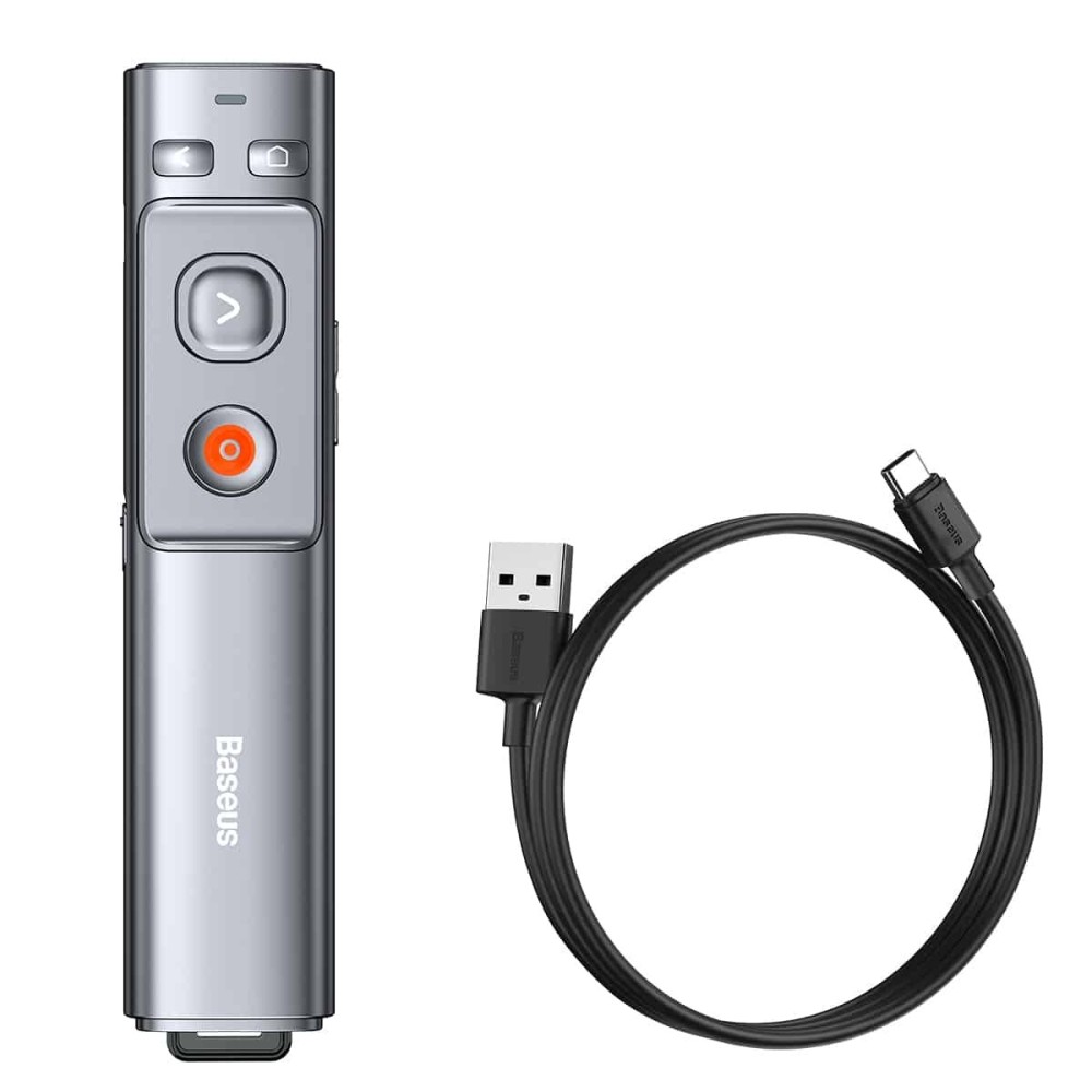 Apontador Baseus Orange Dot Wireless Presenter (Red | ByteNova
