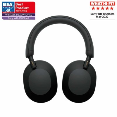 Headphones Sony WH-1000XM5 Bluetooth ANC NFC Pretos | ByteNova