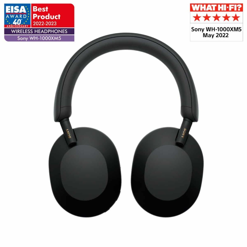 Headphones Sony WH-1000XM5 Bluetooth ANC NFC Pretos | ByteNova