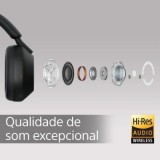 Headphones Sony WH-1000XM5 Bluetooth ANC NFC Pretos | ByteNova