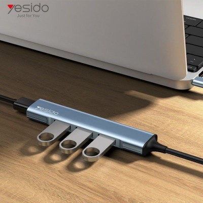 HUB USB-C para USB-A de 4 portas Yesido | ByteNova
