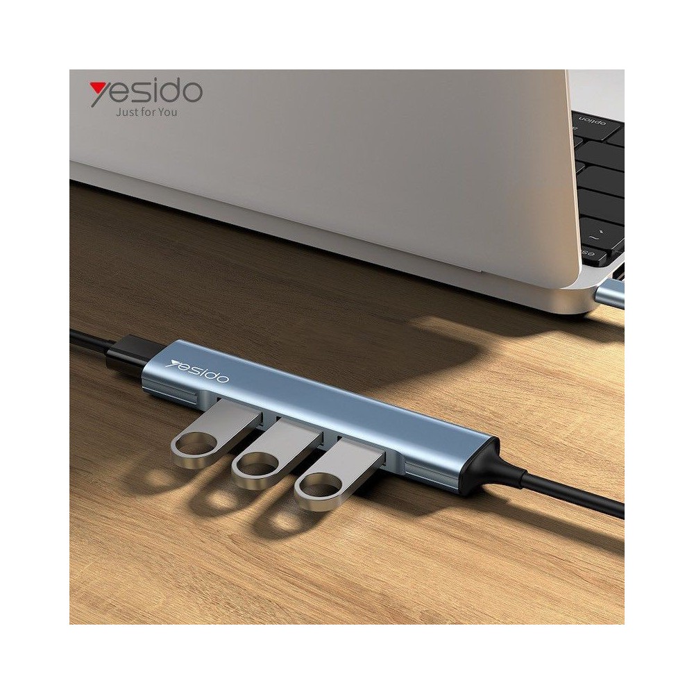 HUB USB-C para USB-A de 4 portas Yesido | ByteNova