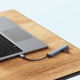 HUB USB-C para USB-A de 4 portas Yesido | ByteNova