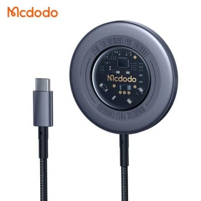 Carregador Qi Wireless Magnético Mcdodo 15W Transparente | ByteNova
