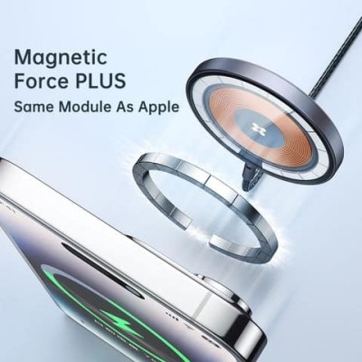 Carregador Qi Wireless Magnético Mcdodo 15W Transparente | ByteNova