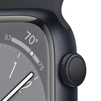 Apple Watch Series 8 GPS 41mm Alumínio Meia-Noite c/ | ByteNova