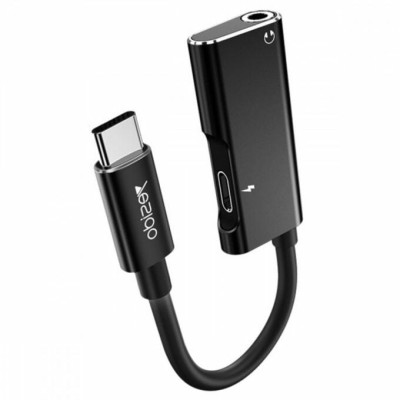Adaptador de fone de ouvido/USB-C 2 em 1 tipo C Yesido | ByteNova