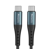 Cabo de Dados Dual Type C Super Resistente PD60W Nylon 3m | ByteNova