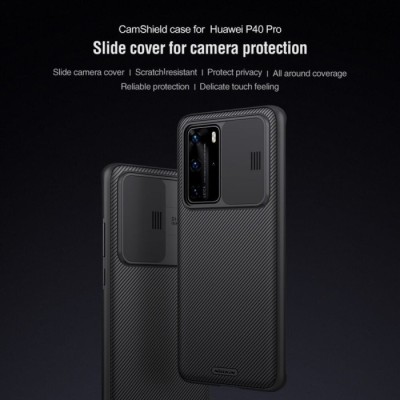 Capa Nillkin CamShield for Huawei P40 Pro – Preta | ByteNova