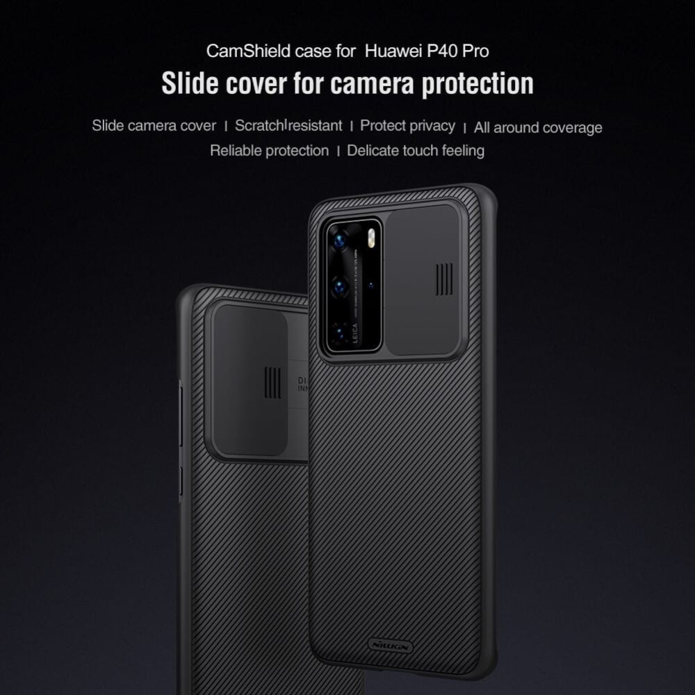 Capa Nillkin CamShield for Huawei P40 Pro – Preta | ByteNova