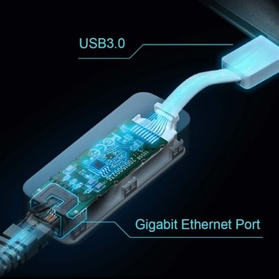 Adaptador de Rede USB 3.0 para Ethernet 100/1000Mbps | ByteNova