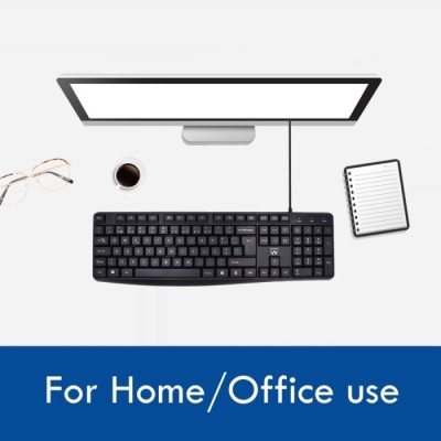 Teclado Ewent EW3002 Business USB Keyboard with Quiet | ByteNova
