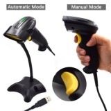 Leitor Código Barras Ewent EW3400 USB Laser 1D c/ base | ByteNova