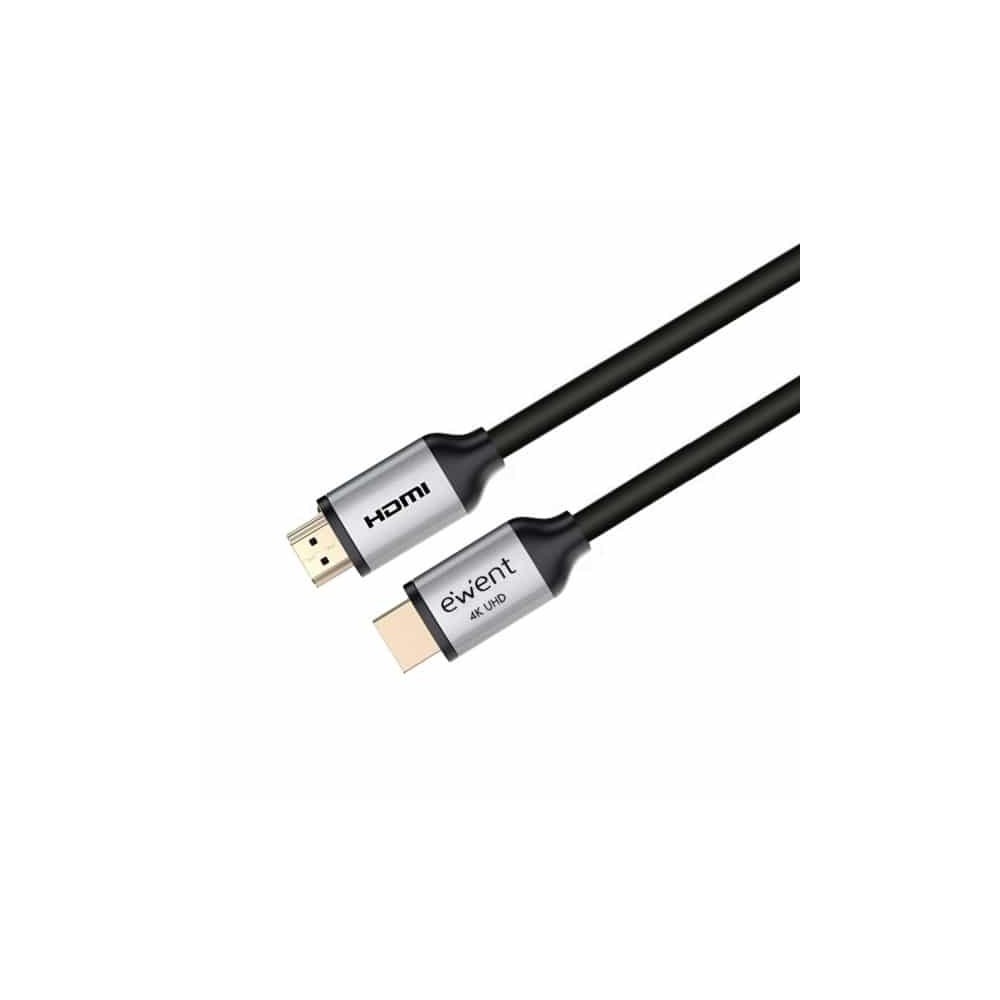 Cabo HDMI Ewent EC1346 HQ Premium com Ethernet 1.8m | ByteNova