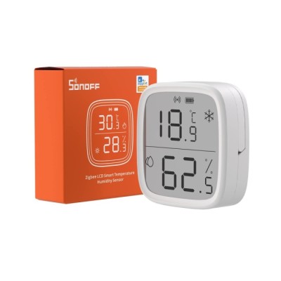 Sensor de temperatura e umidade SONOFF SNZB-02D Zigbee | ByteNova
