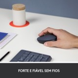 Rato Óptico Logitech M170 Wireless 1000DPI Cinza/Preto | ByteNova
