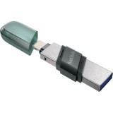SanDisk 64GB iXpand 2 em 1 Pen Drive p/ Apple iPhone e | ByteNova
