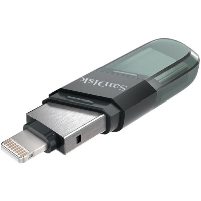 SanDisk 64GB iXpand 2 em 1 Pen Drive p/ Apple iPhone e | ByteNova