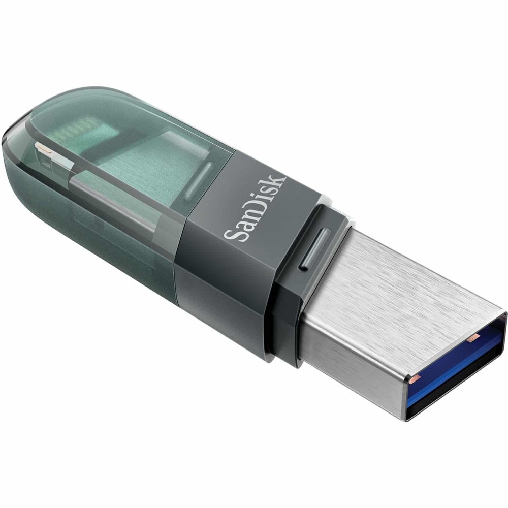SanDisk 64GB iXpand 2 em 1 Pen Drive p/ Apple iPhone e | ByteNova