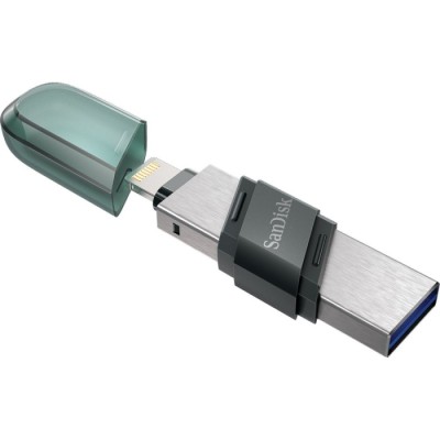 SanDisk 256GB iXpand 2 em 1 Pen Drive p/ Apple iPhone e | ByteNova