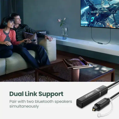 Transmissor Bluetooth 4.2 com Conector Óptico | ByteNova