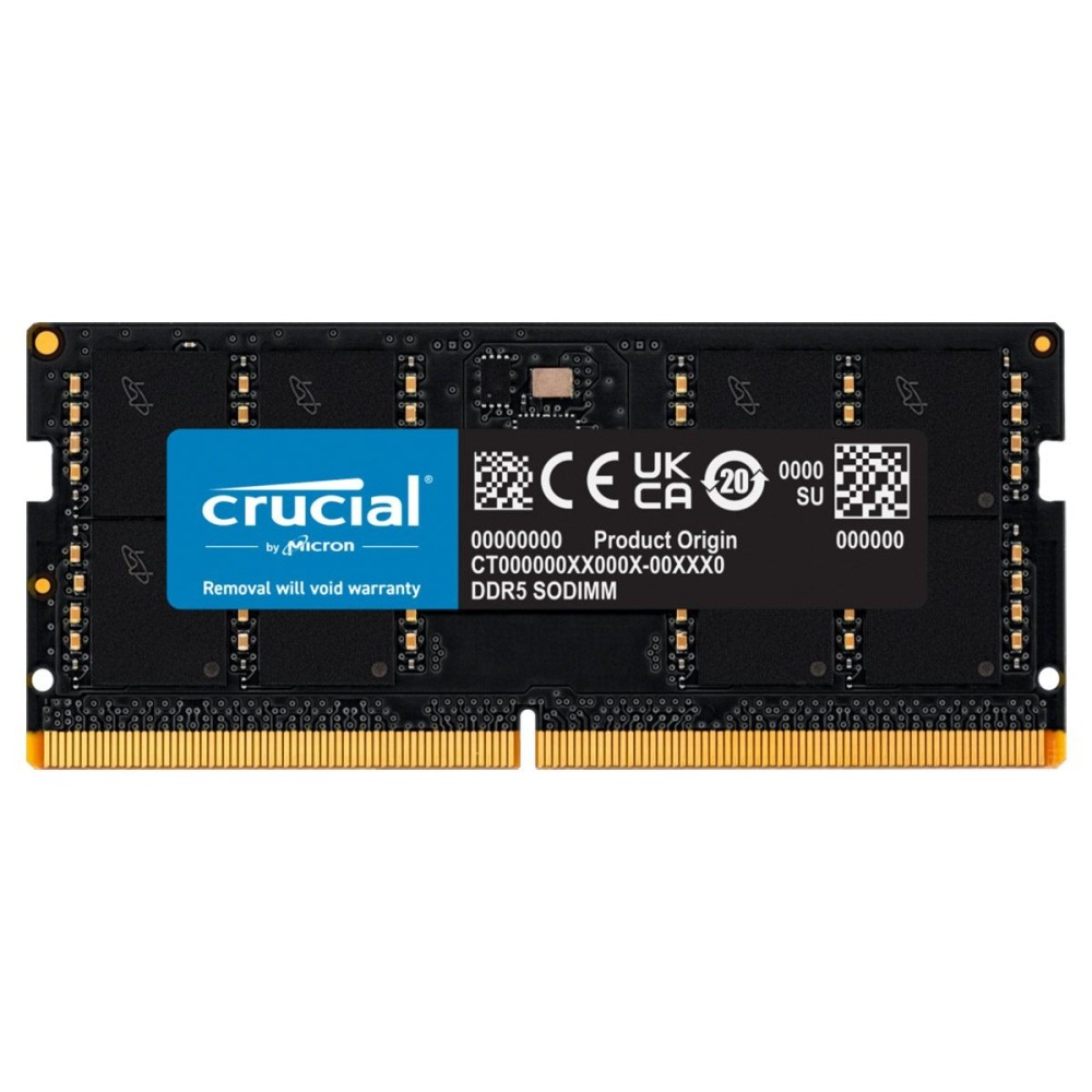 Memória RAM So-Dimm Crucial 8GB (1x8GB) DDR5-4800MHz CL40 | ByteNova