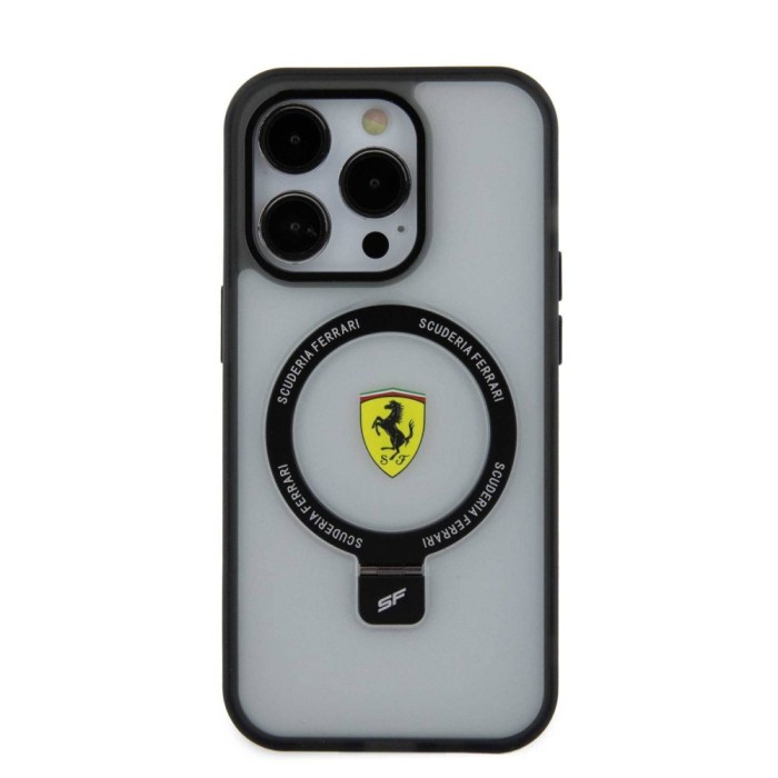 Capa Ferrari iPhone 15 Pro Magsafe Ring Stand – | ByteNova