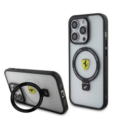 Capa Ferrari iPhone 15 Pro Magsafe Ring Stand – | ByteNova