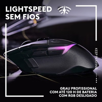 Rato Óptico Logitech G502 X Plus Lightspeed RGB Wireless | ByteNova