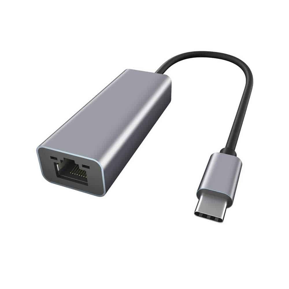 Adaptador de Rede Ewent EW9818 Gigabit USB-C Cinzento | ByteNova