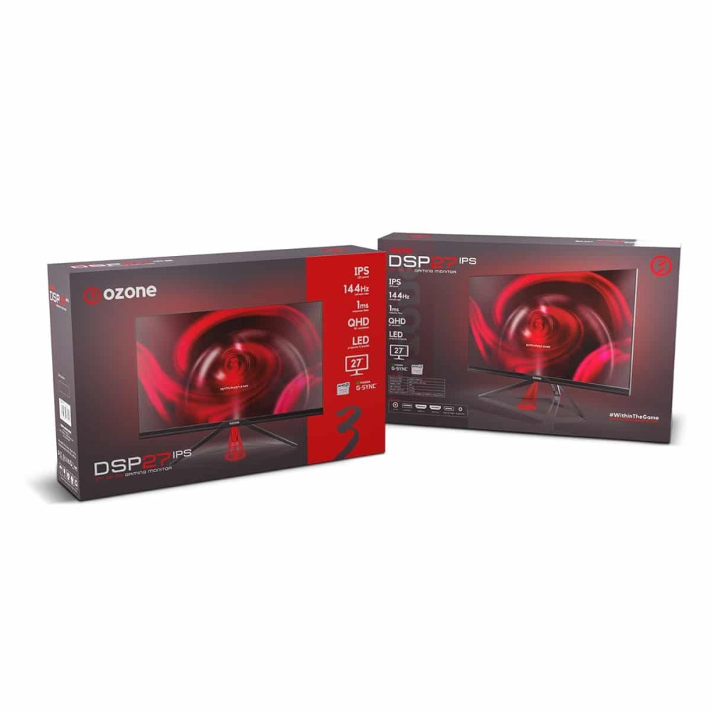 Monitor Gaming Ozone DSP27 IPS 27″ QHD 144Hz FreeSync / | ByteNova