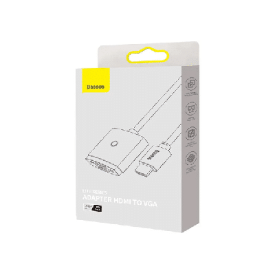 Adaptador Baseus Airjoy HDMI Para VGA | ByteNova