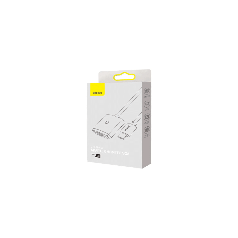 Adaptador Baseus Airjoy HDMI Para VGA | ByteNova