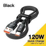 Cabo Essager de Carga Turbo Fast Charge 6A 120W USB-C 1M | ByteNova