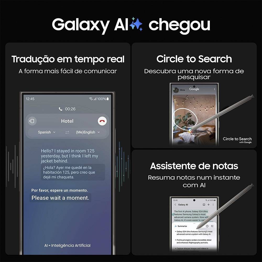Smartphone Samsung Galaxy S24 Ultra 6.8″ 12GB/512GB Dual | ByteNova