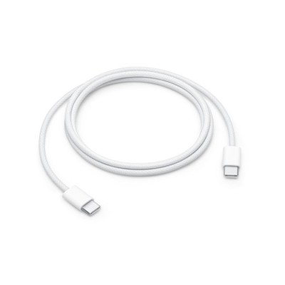 Cabo de Carregamento Apple USB‑C 60W em tecido 1m Branco | ByteNova